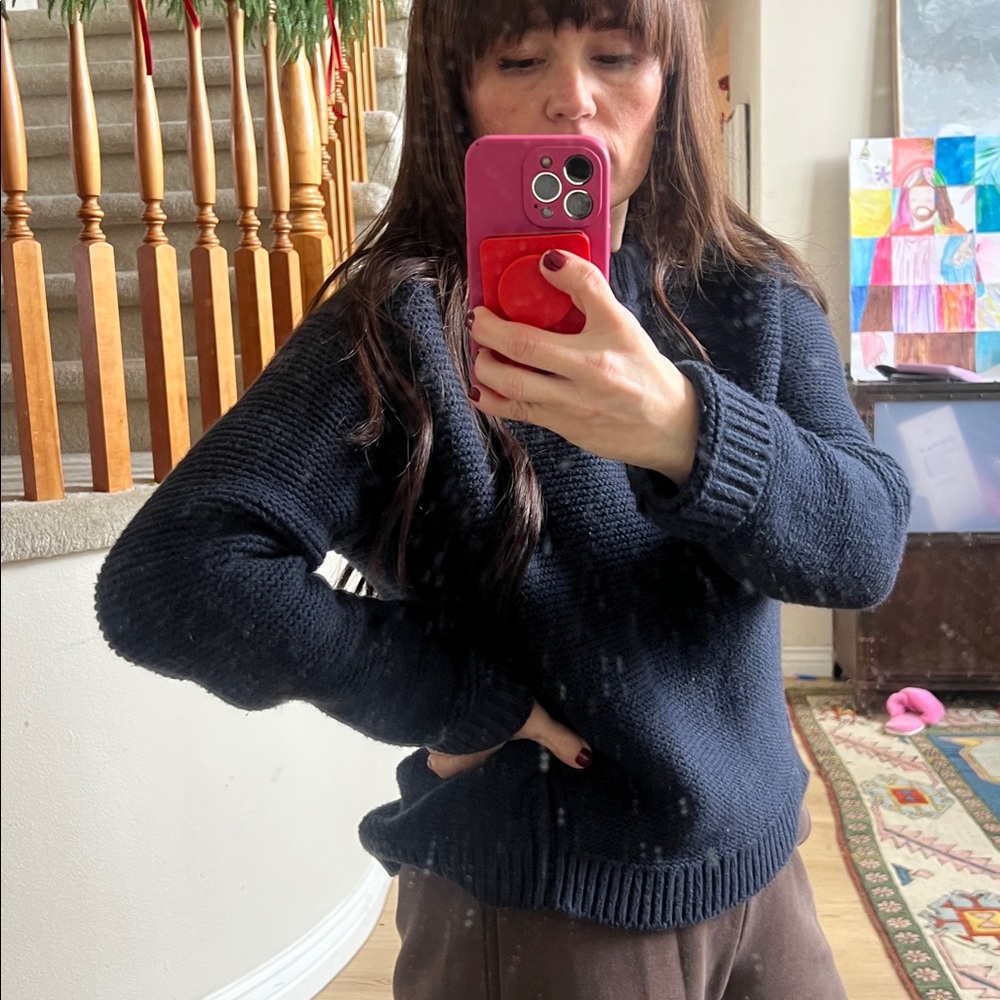 NWT Banana republic navy blue sweater